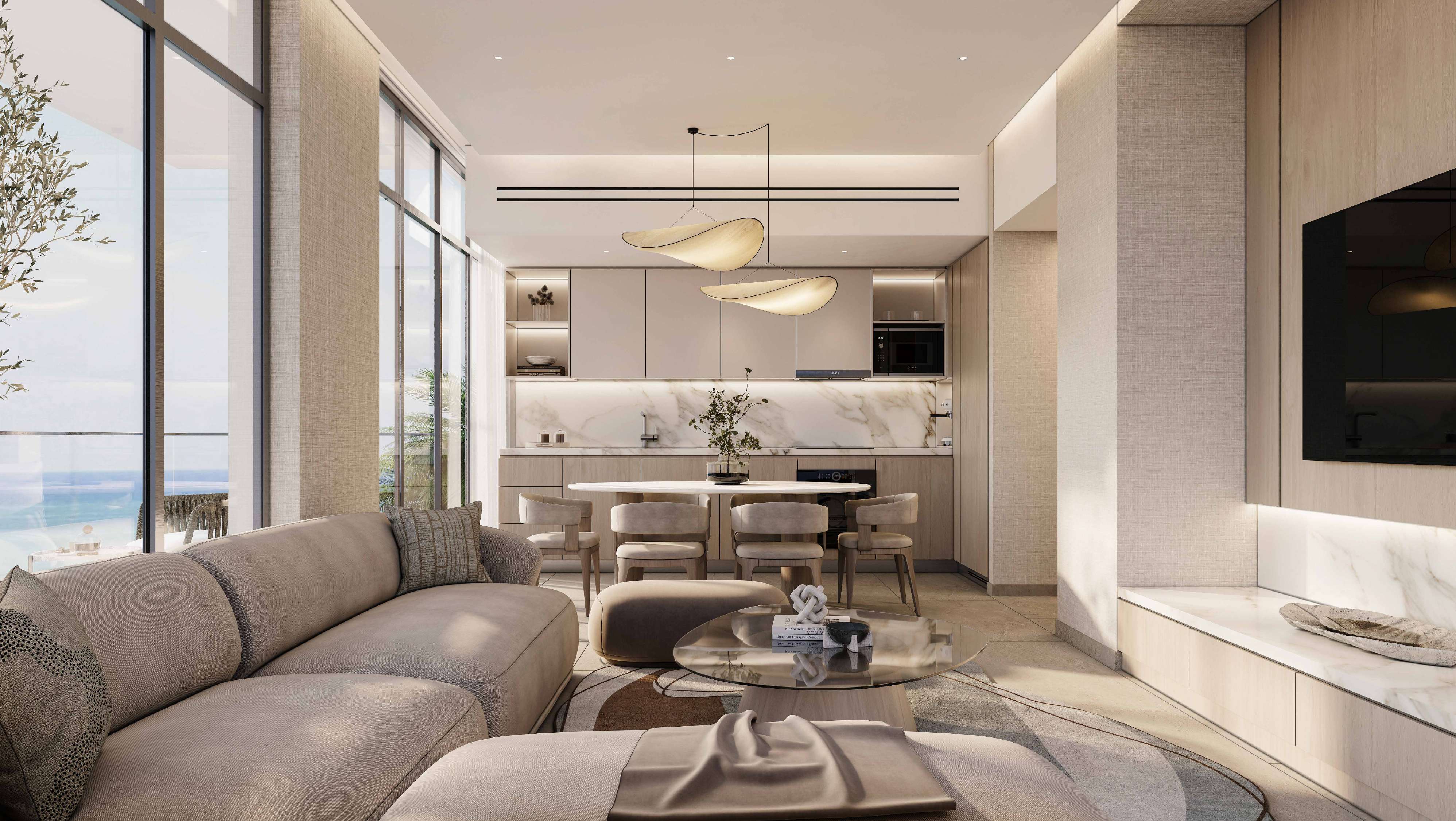 Playa Viva furnished interior / developer illustration