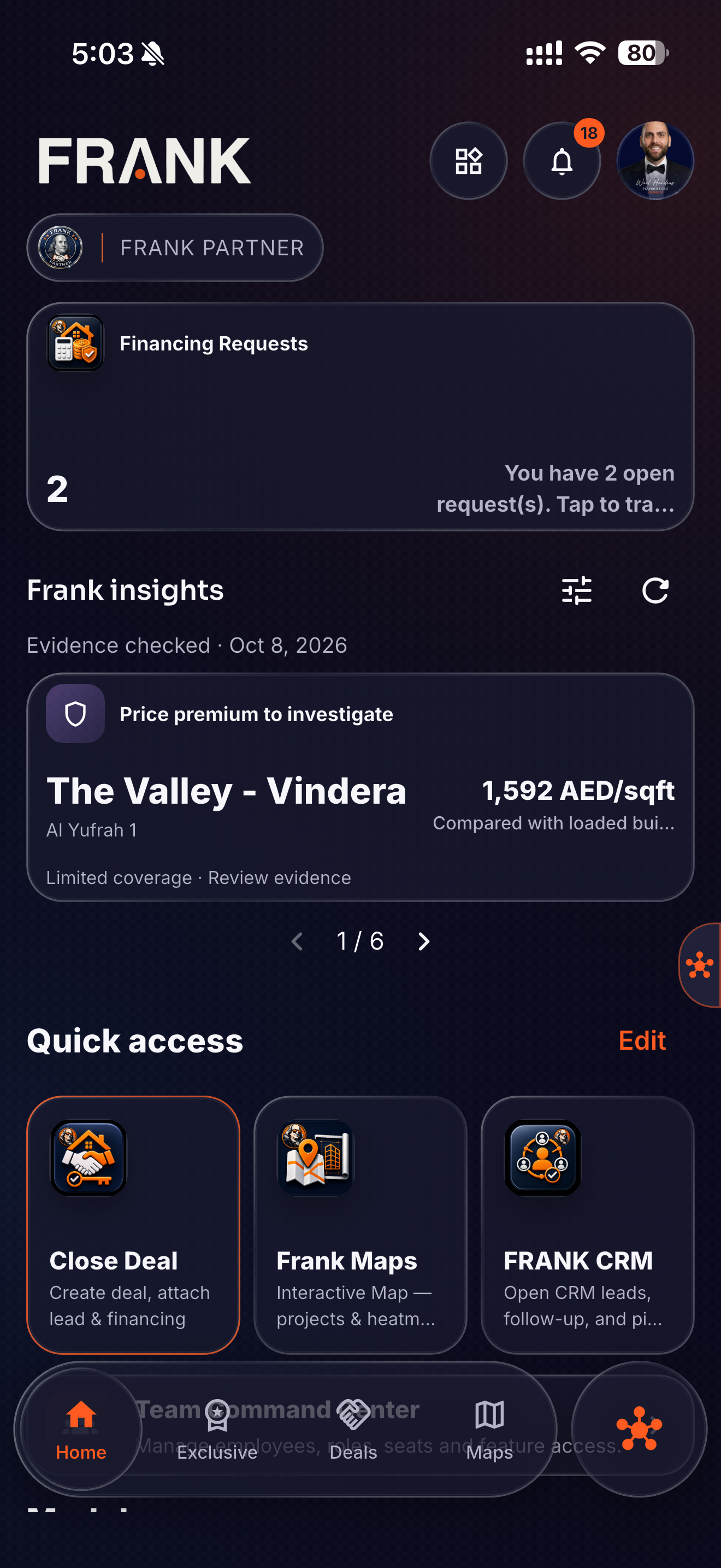 FRANK V2 — Home